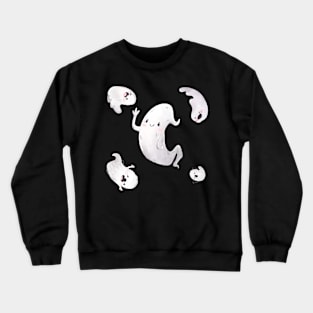 Cartoon cute ghost Crewneck Sweatshirt